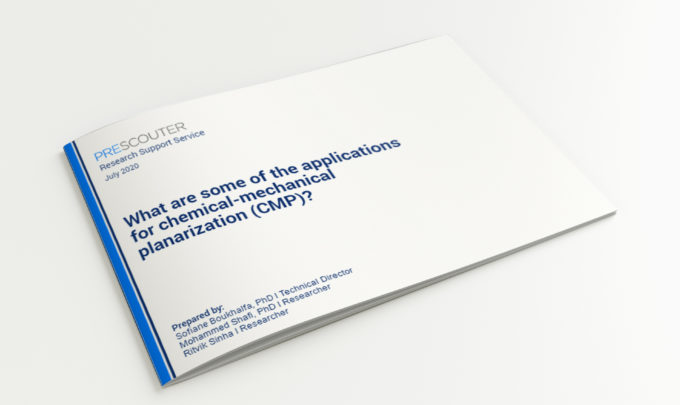 What are some of the applications for chemical-mechanical planarization (CMP)?