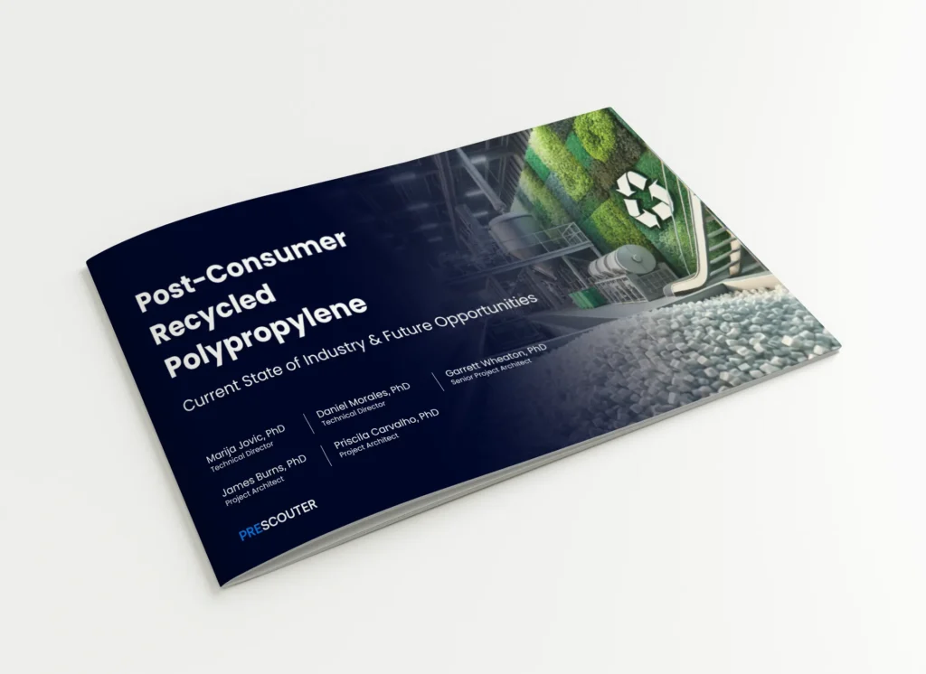 Post consumer recycled polypropylene: Current state of industry & future oppritunities