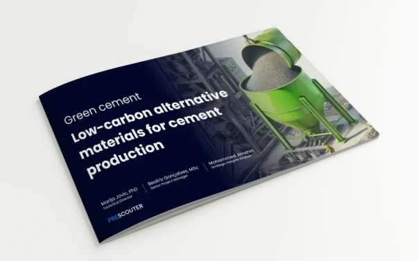 Green cement: Low-carbon alternative materials for cement production