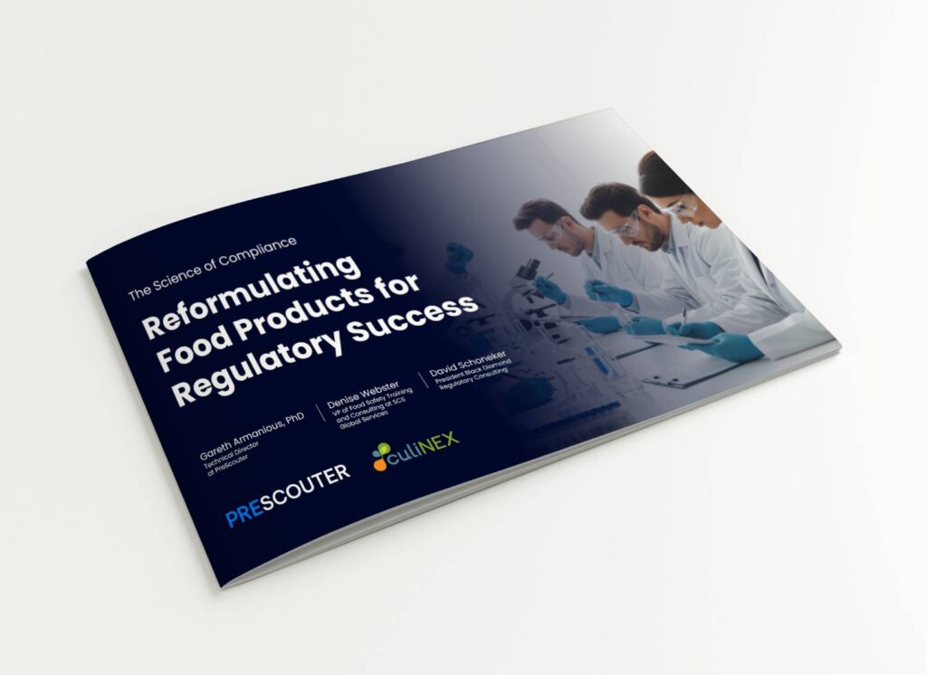 Reformulating food products for regulatory success
